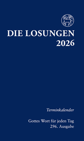 Ansicht des Terminkalenders der Losungen 2026