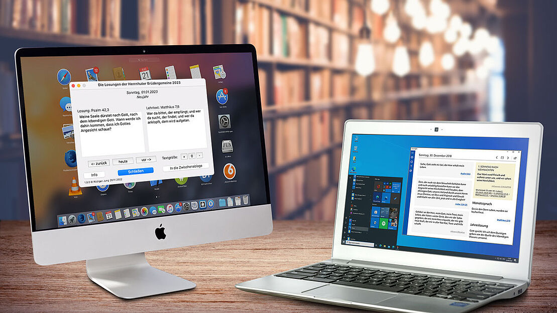 Desktop-Software für die Losungen